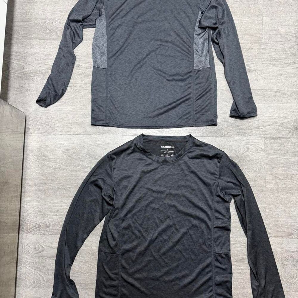 Essentials Men's Grey and Black Shirt